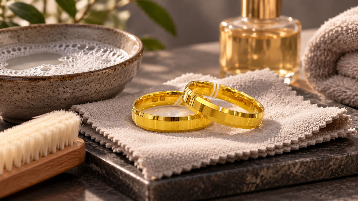 Cara Jaga Cincin Emas 916 Supaya Sentiasa Berkilau